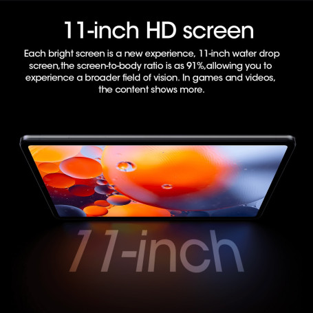 New HD 4K Screen Global Tablet Snapdragon 845 Android 11.0 12GB RAM 512GB ROM Tablette PC 5G Dual SIM Card Or WIFI IM TABL