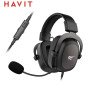 HAVIT H2002d Wired Gaming Headphones 3.5mm Surround Sound Overear Headset with Pluggable Microphone PC Laptop PS5 Switch Gamer