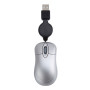 Optical Mini Retractable Mouse Portable Mini USB Wired Mouse Ergonomics Home Office Mice for Computer PC Laptop