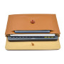 Double Layer High Capacity 13 inch Laptop Bag Cover,PU Leather Laptop Sleeve Case For M1 M2 MacBook Pro Air 13.3 Pouch