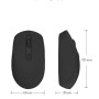 Rechargeable Wireless Bluetooth Mouse  Mute USB Ergonomic Gamer Mouse For Computer Laptop Macbook