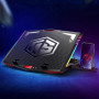 ICE COOREL Gaming RGB Laptop Cooler 12-18 inch Led Screen Laptop Cooling Pad Notebook Cooler Stand With Six Fan 2 USB Ports