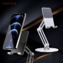 Kimdoole Metal 360° Rotating Tablet Holder Stand Use for Ipad Laptop Cellphone Smartphone Mobile Phones Telephone Reader