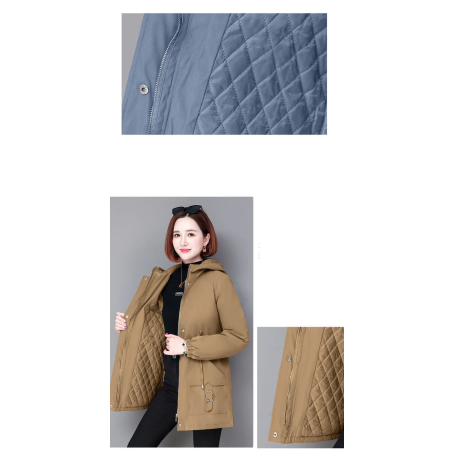 Cotton Coat  Fashion Hooded Women's Warm