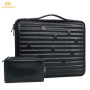 10 13 14 15.6 Inch Waterproof Laptop Sleeve Case Soft Cover Carrying Bag with Accessories Pouch Black