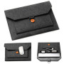 Laptop Sleeve Felt Ultralight Notebook Tablet Pad Case Multi-pocket Pouch Bag Briefcases for Apple Macbook/ Asus 11.6/13/14/15"