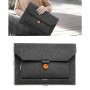 Laptop Sleeve Felt Ultralight Notebook Tablet Pad Case Multi-pocket Pouch Bag Briefcases for Apple Macbook/ Asus 11.6/13/14/15"