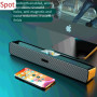 3D Surround Bluetooth 5.0 Soundbar USB Wired Computer Speakers Stereo Subwoofer Sound Bar Loudspeaker for Laptop PC Theater TV