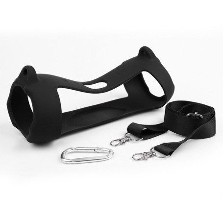 H7JF Anti-fall Speaker Case Dust-proof Silicone Case Protective Cover Shell for -JBL Charge 5 Speaker Accessories