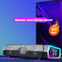4D Computer Speaker Bar HiFi Stereo Sound Subwoofer With Mic Wired Bluetooth Speaker For Laptop PC TV Aux Speaker