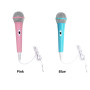 3.5mm Jack Lightweight Singing Machine For Kids Home Portable Wired Microphone Musical Toy Handheld Easy Use No Battery School
