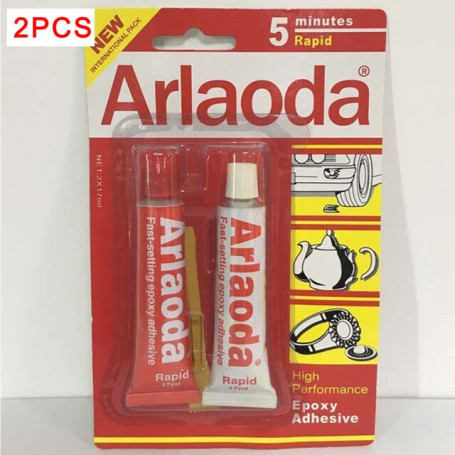Araldite 2pcs/set 5/90 Minutes AB Epoxy Liquid Ceramics Glues Adhesive Metal AB Glue Durable Bonding Stationery Waterproof 920