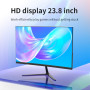 1080P HD Computer Monitors 23.8 Inch 75Hz 8Bit Support HDMI VGA Audio Ports Monitor For Xbox PS5 Swtich Monitors PC G