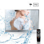 Soulaca 22inch Bathroom TV Luxury Smart Mirror TV IP66 Waterproof Android 7.1 Full HD with WiFi & Bluetooth