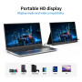 HD Portable Displays 1920*1080 60Hz IPS Monitors 14 Inch LCD Gaming Screen For PC Conputer Laptops Mac Phone Xbox PS4