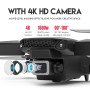 KBDFA E88 Pro New WiFi FPV Drone With Wide Angle HD 4K 1080P Camera Altitude Hold RC Foldable Quadcopter Drones Kid Gift T