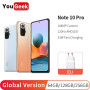 Global Versie Xiaomi Redmi Note 10 Pro Smartphone 64Gb/128Gb/256Gb 108MP Quad Camera 120hz Amoled Display Snapdragon 732G Nfc