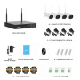 H.View 8CH 5mp Wireless CCTV System Kit NVR WiFi Outdoor AI IP Two-Way Audio Camera Security System Video Surveillance XMeye