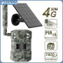 EVKVO 4MP 14MP 4G SIM Card Solar Hunting Trail Camera Waterproof 20M PIR Motion Detection Wildlife Camera With 30M Night Vision