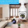 5G WiFi E27 Bulb Night Vision Camera Surveillance Full Color Automatic Human Tracking 4X Digital Zoom Video Security Monit