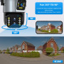4K 8MP Ip Wifi Outdoor Camera Ptz 10X Hybrid Zoom Auto Tracking Drie Lens Dual Screen Waterdichte Beveiliging cctv Cam
