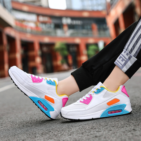 Unisex Sports Shoes Air Mesh Brand Sneakers Men Women Running Shoes Damping Breathable Light Athletic Casual Shoes Big Size 46