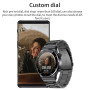 LIGE ECG+PPG Bluetooth Call Smart Watch Men Sports Bracelet NFC Waterproof Custom Watch Face Men SmartWatch For IOS Android