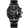 Men's Business Quartz Watch Fashion Fake Three-Eye Six-Pin Calendar Men's Watch Mesh Belt Men's Watch Watch
