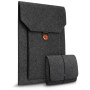 13.3/15.6 Laptop Sleeve Handle Felt Ultralight Notebook Tablet Case Front-pocket Pouch Bag Briefcases for Macbook/ Dell