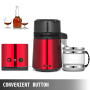 Water Distiller Purifier Filter Dispenser Drinking Bottle Softener 0.26 Gal/H Distill Speed Dual Buttons Home Appliance