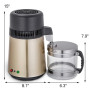 Water Distiller Purifier Filter Dispenser Drinking Bottle Softener 0.26 Gal/H Distill Speed Dual Buttons Home Appliance