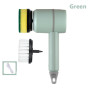 Electric Cleaning Brush 3 Brush Heads Cleaner Multifunctional Cleaning Pots and Dishes For Kitchen Bathroom Bathtub Glass