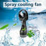 Spray Fan Handheld Convenient Hand-crank Humidification Mini Water Spray Humidifier Cooling Portable Desktop Air Spray Fans