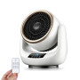 Electric Fan Heater for Room Winter Portable Office Energy Saving Heating Stove Home Warmer with Remote Control Self Rotating