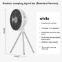 Multifunction Home Appliances USB Chargeable Desk Tripod Stand Air Cooling Fan with Night Light Outdoor Camping Ceiling Fan