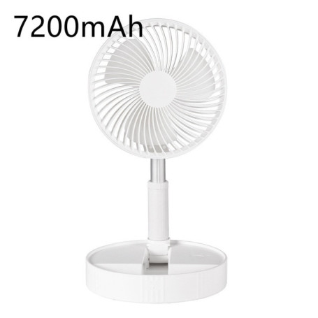 Folding Portable Retractable Floor Fan USB Desk Remote Control Fan Rechargeable Adjustable Vertical Fans For Office Home