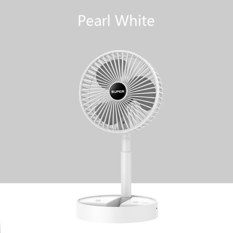 Portable Small Fan Folding Home Desktop Mini Fan Usb Rechargeable Desktop Adjustable Rotating Mute Working Electric Fan