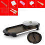 Mandarin Duck Hot Pot Baked BBQ Smokeless Electric Barbecue Stove Home Grill Multifunctional Commercial