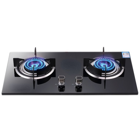 Fogao Cooktop Cooktop Double-burner Gas Cooker Furnace Tempered Glass Gas Hob Household Gas Stove