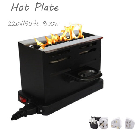 220V 800W Hot Sale Black Shisha Hookah Charcoal Stove Heater Coal Burner Hot Plate Chicha Narguile Accessories EU Plug