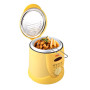 Stainless Steel Single Tank 1.5L Electric Deep Fryer Smokeless French Fries Chicken Frying Pot Grill Mini Hotpot Oven EU US AU