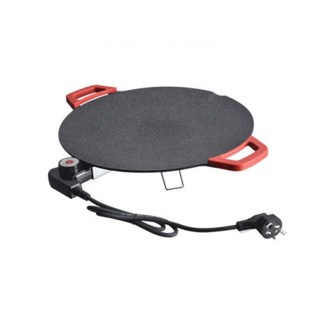 Multifunction Round Barbecue Stove Household Electric Barbecue Pot EU UK US 110V 220V Plate Smokeless Non-stick Grill 1350W