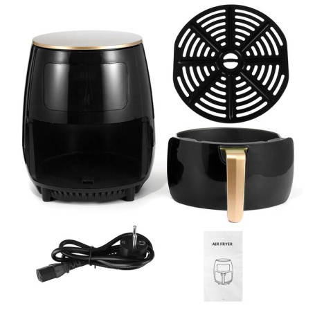 Air Fryer 1400W 4.5L Oil free Health Fryer Cooker 220V Multifunction Smart Touch LCD Airfryer French fries Pizza Fryer