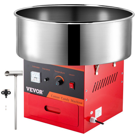 Candy Floss Maker 21 Inch Stainless Steel Bowl Commercial Cotton Candy Machine Stainless Steel Cotton Candy Maker