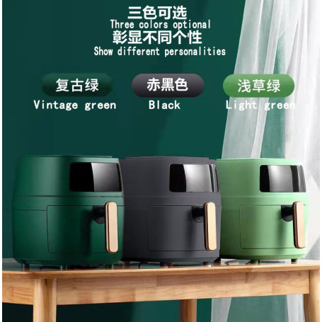 6L Home Smart Touch Air Fryer No Oil Fume Large Capacity Multifunctional French Fries Machine Simple and convenient operation