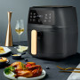 6L Home Smart Touch Air Fryer No Oil Fume Large Capacity Multifunctional French Fries Machine Simple and convenient operation
