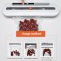 Best Electric Vacuum Sealer Machine Automatic Food Vacuum With 10pcs Food Saver Bags Household Packaging Machine
