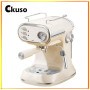 Cikuso 15Bar Small Coffee Machine Semi-automatic Steam And Milk Foam All-in-one Fancy Espresso Machine with Powder Alien Shape