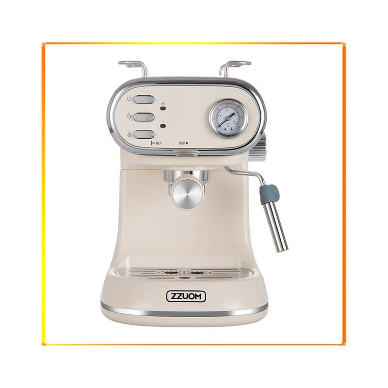 Cikuso 15Bar Small Coffee Machine Semi-automatic Steam And Milk Foam ...