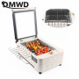 Electric Barbecue Grill Steak Pan Automatic Rotating Skewer Griddle Machine Smokeless Kebab Stove BBQ Rotisserie Oven Hot Pot EU